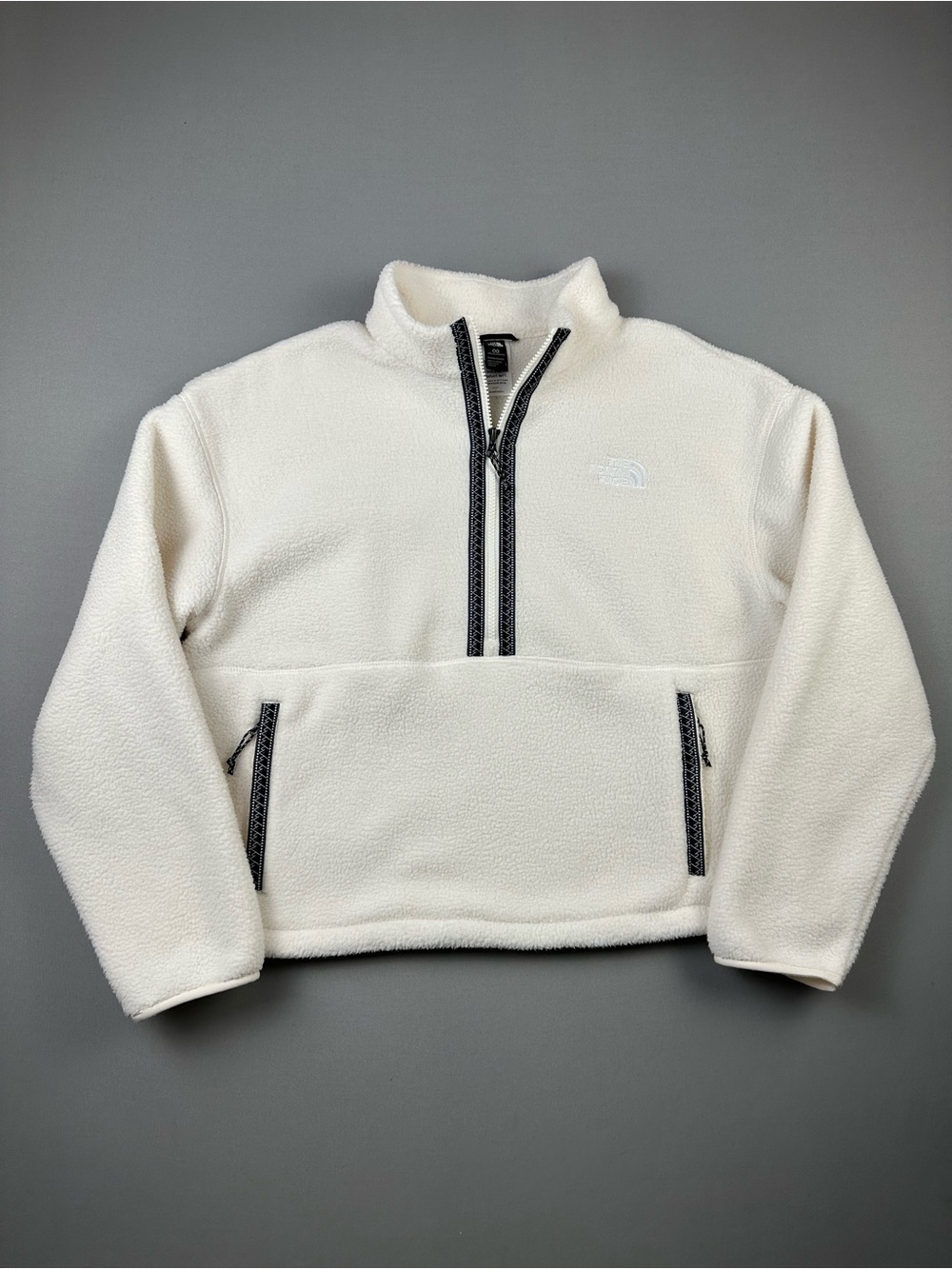 EUC The North Face TNF Fleeski 1/4 Zip Pullover, Cozy Fleece - Womens Large